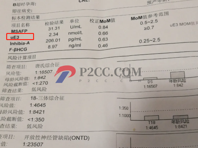 雌三醇检查报告单